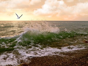 安卓波涛汹涌 大海手机壁纸