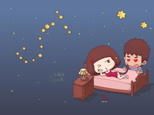 安卓十二星座天蝎座壁纸手机属鸡天蝎座2018年财运图片