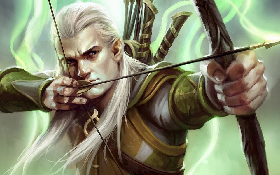 《魔戒》题材绘画桌面壁纸