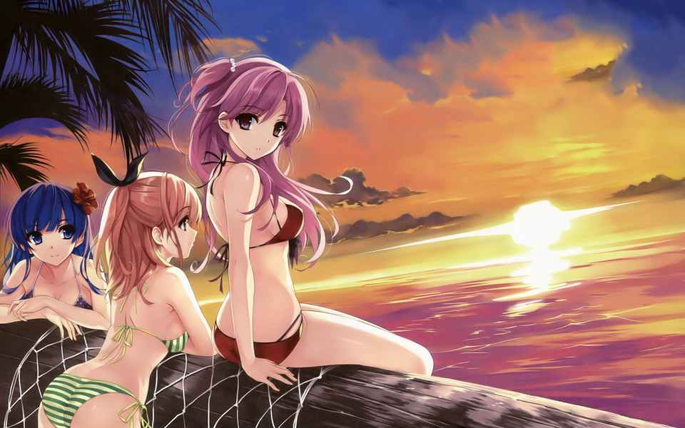 动漫美女桌面壁纸图片