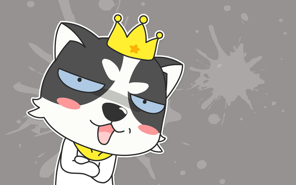 二哈米迦萌贱可爱卡通壁纸 第4页-ZOL桌面壁纸