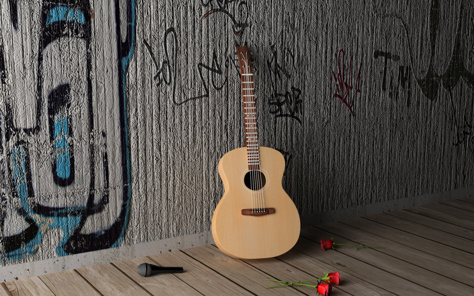 帅气的吉他静物摄影壁纸 第10页-ZOL桌面壁纸